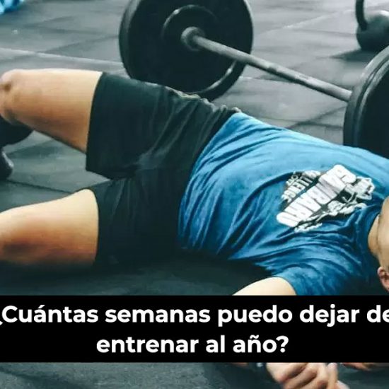 ¿Cuántas semanas puedo dejar de entrenar al año?